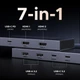 Концентратор 7-in-1 UGREEN CM880 Revodok HDMI 4K 60hz USB-C Hub 10 Гбіт/с PD100W Grey (45365) - зображення 2