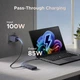 Концентратор 7-in-1 UGREEN CM880 Revodok HDMI 4K 60hz USB-C Hub 10 Гбіт/с PD100W Grey (45365) - зображення 6