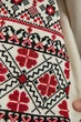 Вишиванка для дівчинки лляна Україночка В-1505 110см світло-бежева з червоно-чорним орнаментом (15050411110) - зображення 4