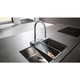 Смеситель для кухни с выдвижным изливом HANSGROHE AQUNO SELECT 73831000, хром - изображение 3