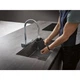 Смеситель для кухни с выдвижным изливом HANSGROHE AQUNO SELECT 73831000, хром - изображение 4