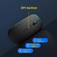 Бездротова комп'ютерна bluetooth миша Wireless Mouse на акумуляторі сіра - изображение 4