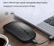 Бездротова комп'ютерна bluetooth миша Wireless Mouse на акумуляторі сіра - изображение 5