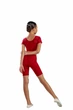 Костюм для танців Dance&Sport N218 біфлекс L/122-128 Бордо - зображення 2