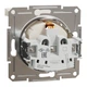 Розетка Schneider Electric Asfora с крышкой с заземлением без рамки кремовая EPH3170123 - изображение 7