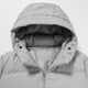 Пуховик Uniqlo розмір XL світло сірий (459624) - изображение 5