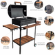 Мангал-гриль барбекю Vesuvi BBQ Wood 800 на 13 шампурів (m-Wood800) - зображення 4