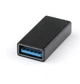 Переходник USB-мама на Type-C-мама Gtec Black (R051312) - изображение 4