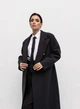 Женское демисезонное пальто Бристоль LEO PRIDE 0132 44 Черный ( LP - 0132/1 C ) - изображение 9