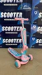 Дитячий самокат SCOOTER (Світло-музика Батьк.-ручка. Сидіння. Дод-кол. Бортик. Складний) рожевий - изображение 4