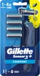 Станок для бритья мужской (бритва) Gillette Sensor 3+ с 4 сменными картриджами (8700216639484) - изображение 1