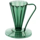 Пуровер Cafec Deep 27 Tritan Flower Dripper Dark Green (2095247387EE) - изображение 6