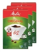 Фільтри Melitta Original 1x2 120 шт. білі (522B605A7A3B) - зображення 1