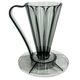 Пуровер Cafec Deep 27 Tritan Flower Dripper Clear Black (D0D9EC5319C0) - зображення 1