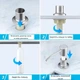 Мийка кухонна DUSEL з нержавіючої сталі SS304 DS50878-1LNB 780*430*220 Left (Nano Black) - зображення 9