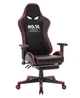 Геймерське крісло Infini series No.16 Gaming Chair чорно-червоне - зображення 4