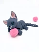 Котенок Сфинкс игрушка подвижная 3д - изображение 3