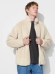 Куртка Шерпа демисезонная мужская Uniqlo 885457698 S Молочная (1159824008) - изображение 1