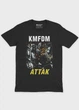 Чоловіча футболка MODNO з рок принтом "Kmfdm" XXL Чорний (TS001-004-2-665-F-BL-M) - изображение 1