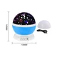 Нічник куля проектор зоряне неба для дітей Star Master Dream 4767 USB обертовий дитячий світильник на батарейках Блакитний - зображення 3