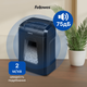 Шредер Fellowes 12C 10 листов 4x40 мм 18 л (f.U7120101) - изображение 4