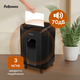 Шредер Fellowes AutoMAX 90M 7 листов 4x12 мм 17 л (f.U4633601) - изображение 5