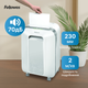 Шредер Fellowes LX201 10 листов 2x12 мм 22 л White (f.U5050101) - изображение 4