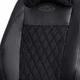 Комплект модельных чехлов AMI.AUTO аригона с алькантарой черные на Чери Е5 (Chery E5) 2011-2016 седан - изображение 3