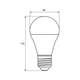 Лампочка Eurolamp LED ECO A60 10W E27 4000K 12-48V (LED-A60-10274(12-48V)) - изображение 3