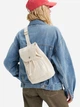 Рюкзак женский тканевый Levi's 582682474 Бежевый (1159825065) - изображение 2