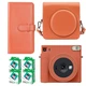 Набор камера Fujifilm Instax Square SQ1, Фотобумага 80шт, Чехол, Фотоальбом 80 фото Оранжевый (Подарочная упаковка) - изображение 1