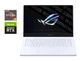 Игровой ультрабук Asus ROG Zephyrus GA503QS White / 15.6" (2560x1440) IPS / AMD Ryzen 9 5900HS (8 (16) ядер по 3.0 - 4.6 GHz) / 32 GB DDR4 / 1000 GB SSD / nVidia GeForce RTX 3080, 8 GB GDDR6, 256-bit б/у - изображение 1