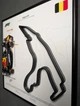 Коллекционная Модель Bburago с Рамкой Держателем 2в1 на Стену или Полку с Red Bull RACING RB19 и 3D Трассой Belgian GP "Circuit de Spa-Francorchamps" / Сезон 2023 Season Model Car #1 Max Verstappen / Макс Ферстаппен - изображение 10
