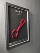 Объемная Рамка с 3D Трассой BAKU Circuit (Bakı Şəhər Halqası) / Baku, Azerbaijan / Баку в Масштабе 1:40 000 Red Matte / Frame 32x23x3 - изображение 2