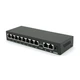 POE-коммутатор Merlion 8 портов PoE 10/100 2 RJ45 Uplink внешний БП 52V 1.85A для видеонаблюдения - изображение 1