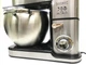 Планетарный миксер - тестомес Royalty Line RL-PKM-2500.472.10 Серебряный (Silver) - изображение 3