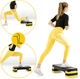 Степ-платформа 3-ступінчаста 4FIZJO 69 х 28 х 10-15-20 см Black/Yellow (P-5907739311436) - зображення 7