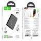 Повербанк Hoco J140A 5000mAh Type-C, QC, FCP, AFC, PD 20W магнітний з функцією бездротової зарядки black - зображення 4