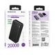 Power Bank BOROFONE BJ56A Graceful 22.5W+PD20W 20000 mAh для пристроїв із швидкою зарядкою для Android/Apple Чорний - зображення 2