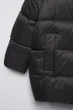 Зимняя куртка на девочку Zara 134 размер черная 0562736807 - изображение 4