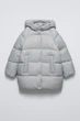 Зимова куртка на дівчинку Zara 134 розмір блакитна 0562736805 - зображення 1