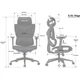 Геймерське крісло Anda Seat X-Air Mega XL Mesh Gray Twilight (AD-WY-01-GGSP) [126347] - зображення 6