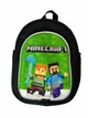 Рюкзачок дитячий Майнкрафт Minecraft до 6 рочків дві лямки для хлопчика з зеленим принтом - зображення 2