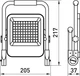 Прожектор LED 10W 220V 600lm 4000mAh IP65 205x37x217mm на акумуляторі [l0790013] E.NEXT e.LED.flood.stand.emerg.10 - зображення 9