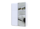 Шкаф-купе двухдверный Doros G-Caiser 160х60х240 см Белый/Зеркало (DRS-011011) - изображение 1