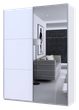 Шкаф-купе двухдверный Doros G-Caiser 180х60х240 см Белый/1 Зеркало (DRS-011236) - изображение 2