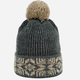 Czapka z pomponem beanie Art Of Polo Cz20833-4 One size Beżowa/Grafitowa - obraz 1