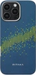 Карбоновий чохол Pitaka Tactile Woven Case StarPeak Lumintex Milky Way Galaxy для iPhone 16 Pro Синій + Зелений (KI1603PMYG) - зображення 15