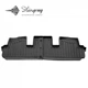Килимки в салон на 3 ряд 3D RENAULT Grand Scenic 2009-2016 3 ряд 2шт TPE з бортами STINGRAY - изображение 1
