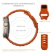Ремінець Nomad Sport Band Ultra для Apple Watch 46mm/49mm Помаранчевий (NM00736685) - зображення 12